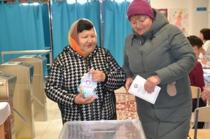 В ЖАРКАИНСКОМ РАЙОНЕ СТАРТОВАЛИ ВЫБОРЫ ДЕПУТАТОВ МАЖИЛИСА И МАСЛИХАТОВ.