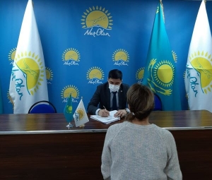 О РАБОТЕ ОБЩЕСТВЕННОЙ ПРИЕМНОЙ ЖАРКАИНСКОГО ТЕРРИТОРИАЛЬНОГО ФИЛИАЛА ПАРТИИ &quot;NUR OTAN&quot; ЗА 2021 ГОД И ЯНВАРЬ 2022 ГОДА