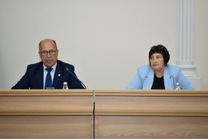 В зале заседания районного акимата прошел семинар-совещание