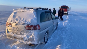 СПАСЛИ ИЗ СНЕЖНОГО ПЛЕНА